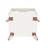 Rockefeller 20" Nightstand In White (1-Drawer)-1962341706