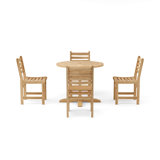 Dessouses Outdoor 5 - Piece Teak Dining Set