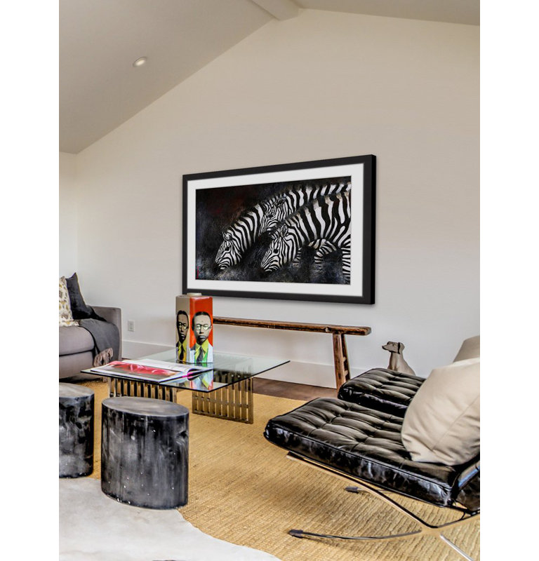 Bergerac - Single Picture Frame Painting, 61cm H x 91cm W x 3.81cm D