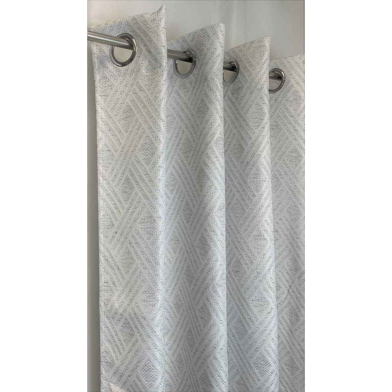Panneau tissé en jacquard épais, Gris