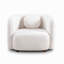 Fauteuil d'appoint carré, fauteuil rembourré en nuage Boucle, fauteuil de style japonais, canapé 1 place