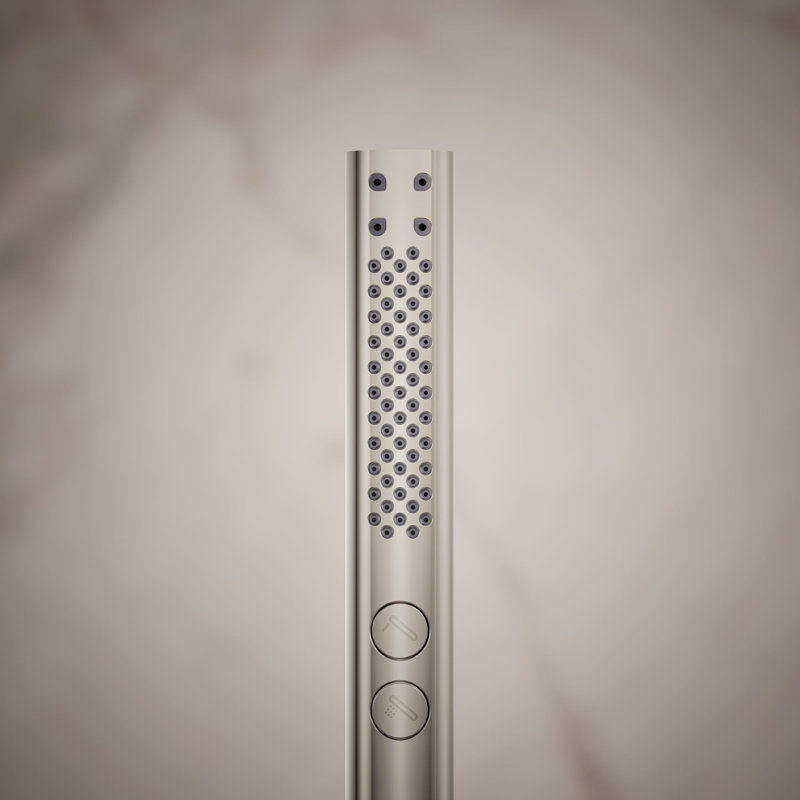 Shift Round 2.5 Gpm Multifunction Handshower with Katalyst Air-induction Technology, Vibrant Polished Nickel