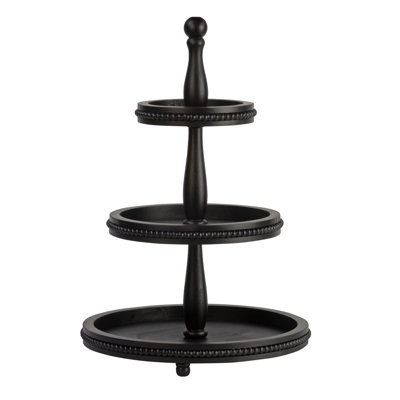 3 Tier Wooden Beaded Display Stand 