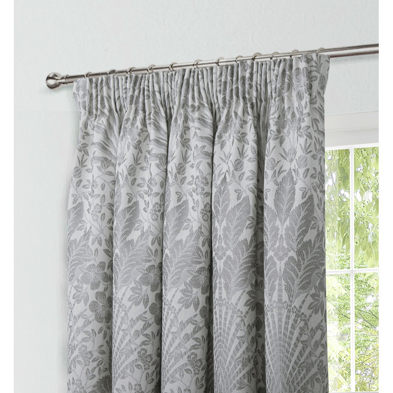SantaMarina Room Darkening Curtain Single Panel, 117 W x 117 Drop D cm