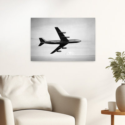 1950, années 1960, Boeing 707, avion classique rétro, art mural