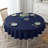 2 Pack Round Table Cloth - Linen Textured Tablecloth Wrinkle Free Washable Decorative Fabric Table Cover For Buffet Banquet Parties Event Holiday Dinner-844005115