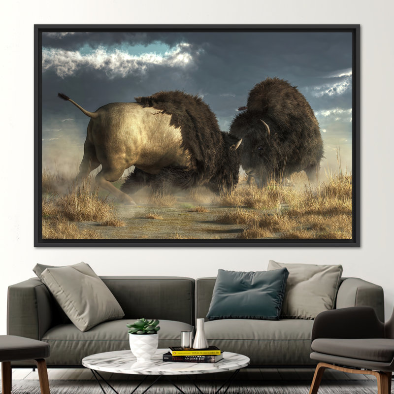 Print on Canvas, 50 cm H x 70 cm W, Framed Print without Mat, Black