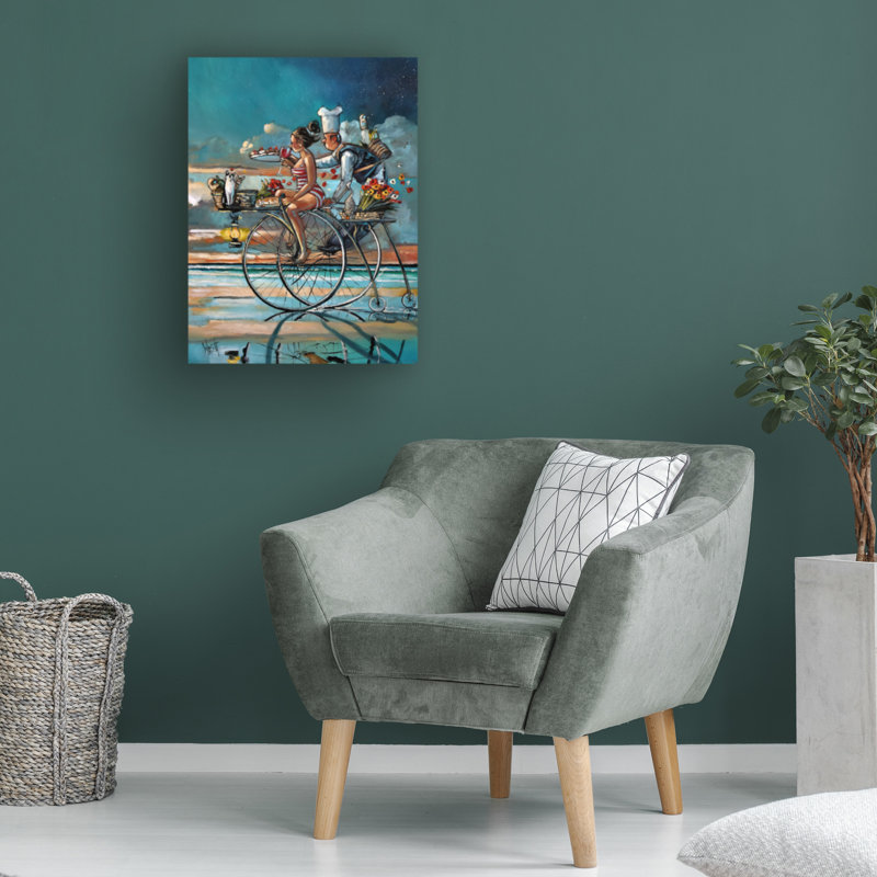 Art mural sur toile tendue - «Zaan's Dream» de Ronald West pour décoration de salon, de chambre à coucher ou de bureau - 18 x 24