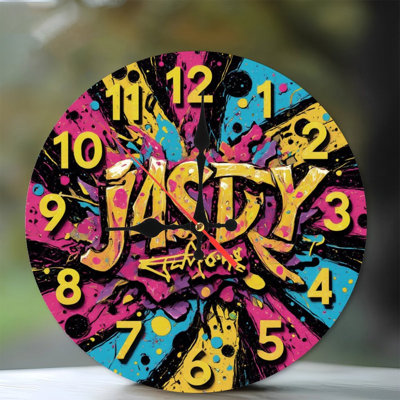 JASDY Graffiti Style Clock