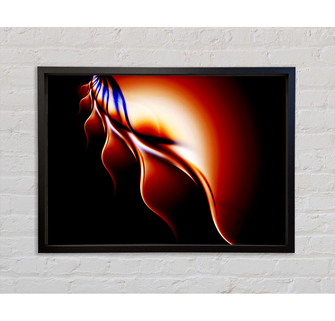 Flames Of Passion - Einzelne Bilderrahmen Kunstdrucke auf Leinwand