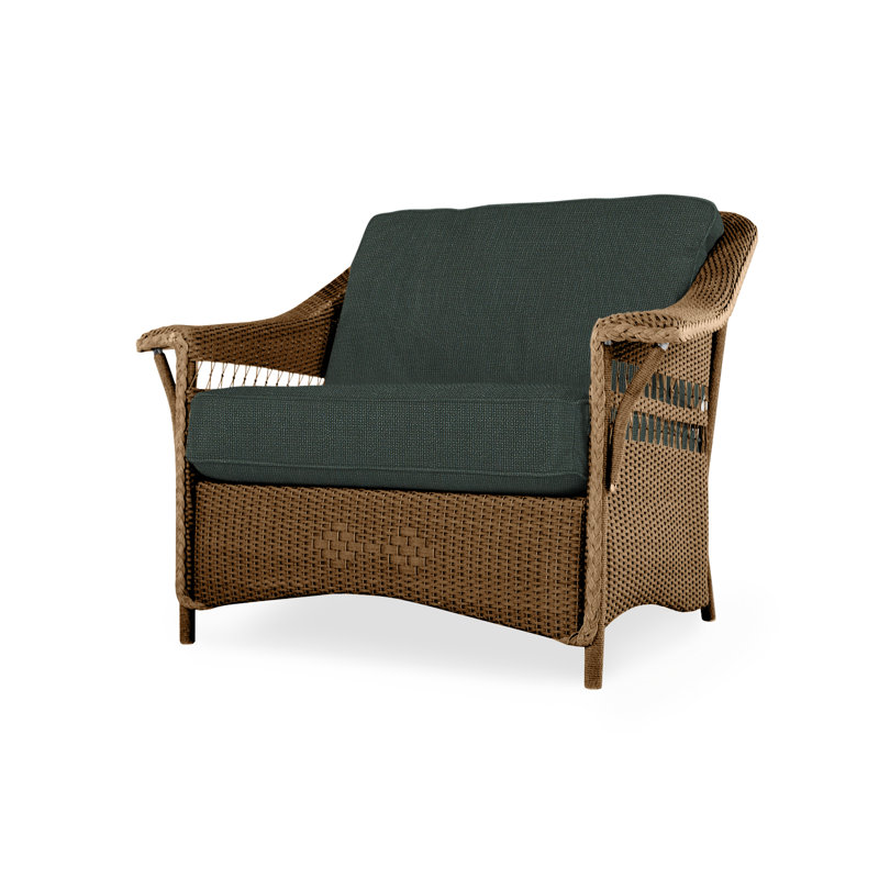 Nantucket Outdoor Lounge Chair, Plume Spring, Bark