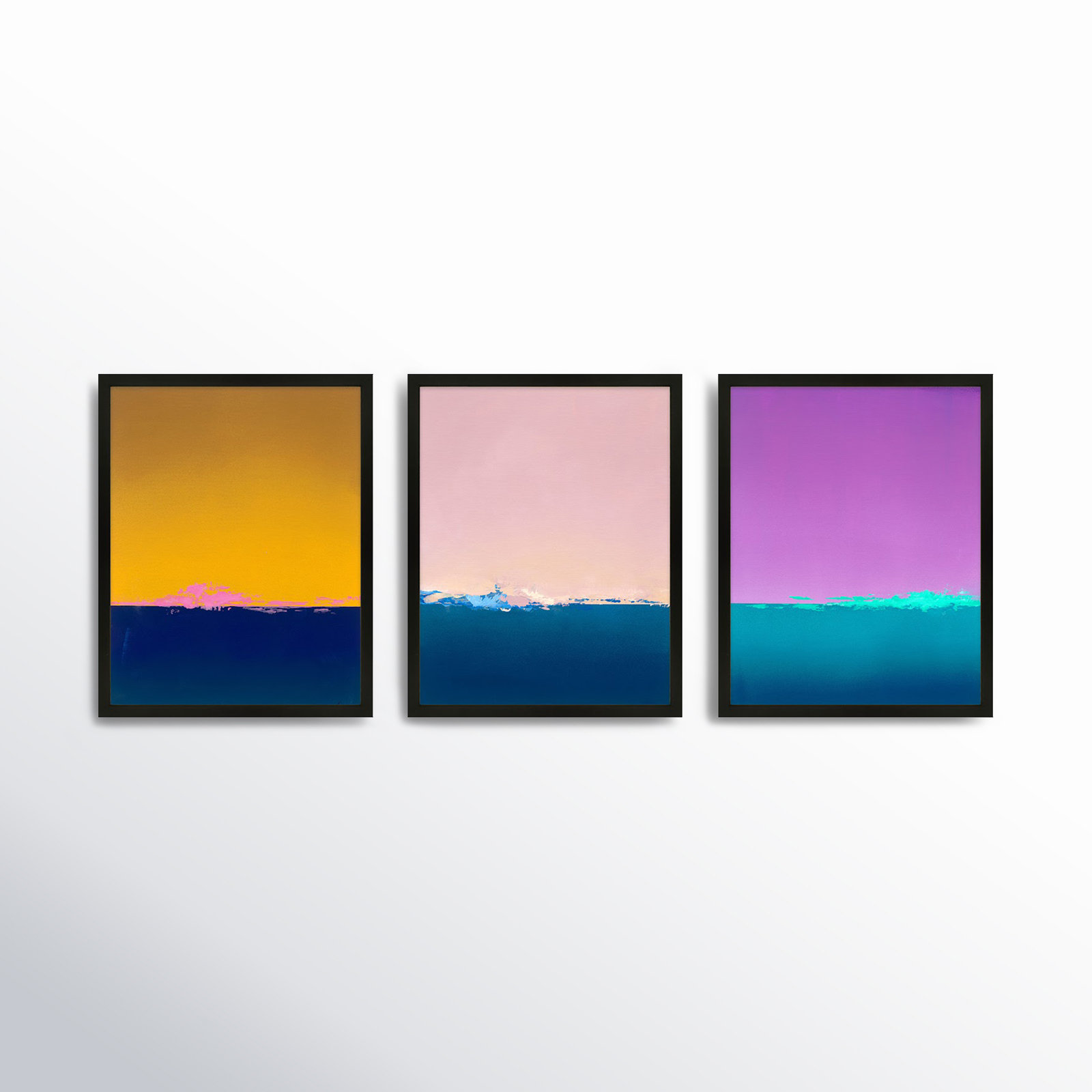 Horizon by Lee Lessem, Black, 38" H x 30" W x 1.25" D