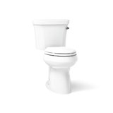 Highline 1.28 GPF Water Efficient Elongated Two-Piece toilet (Seat Not Included)