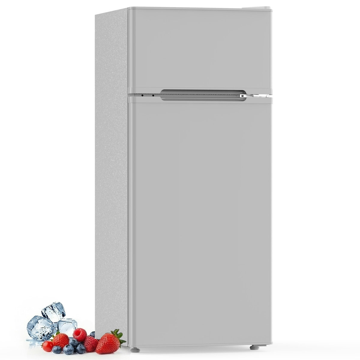 Compact 4.5 Cu.ft. Double-Door Mini Fridge With Separate Freezer  Adjustable & Removable Shelves, For Apartment/Dorm/Office | Fridge.com