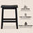 Counter&Bar Solid Wood Backless Stool (Set of 2)-1923952478