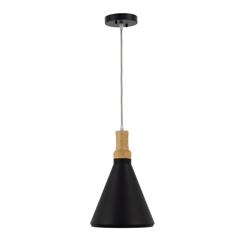 Way Wick 1 - Light Single Pendant, Black