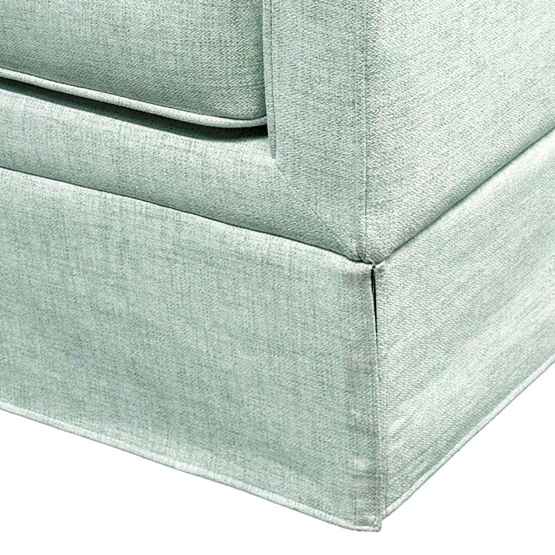 Fauteuil décoratif vert menthe