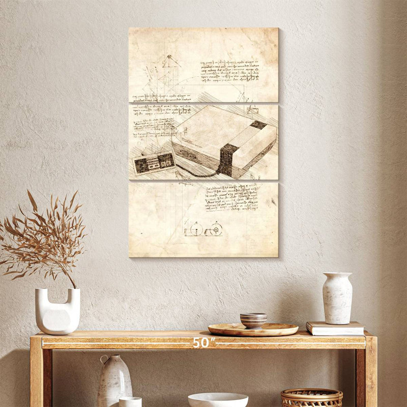 Keiraleigh NES Console Set, 38" H x 24" W