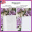 Rideaux de fenêtre mauve à motif de fleurs de renoncule, rideaux transparents et occultant Ranunculus-1418548552-1418548553
