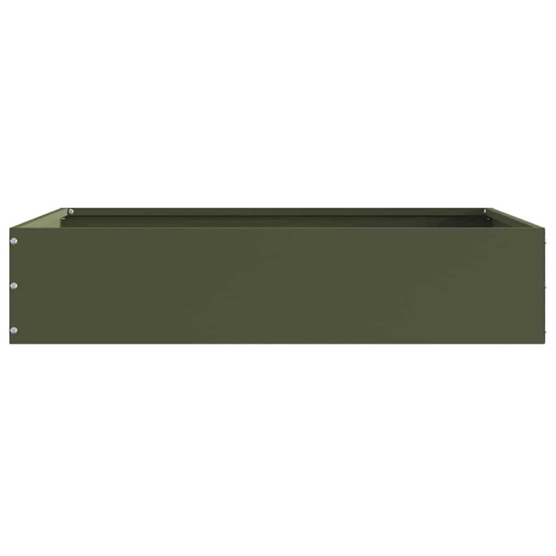 Steel Hardware, Olive Green, 13cm H x 60cm W