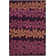 Tapis prune touffeté à la main Alarick