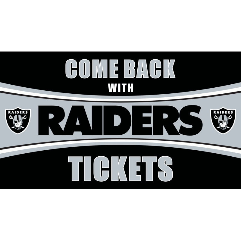 Paillasson en PVC, Raiders de Las Vegas - NFL