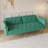 Space-saving Green Velvet Sofa Bed, Stylish & Functional For Small Spaces