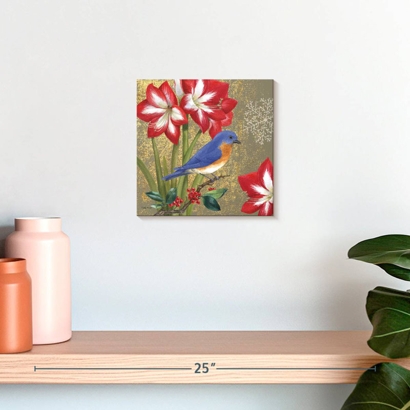 Oiseau bleu Crowle, H 10 po x l 10 po