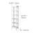Allare 63" Freestanding Open Linen Tower