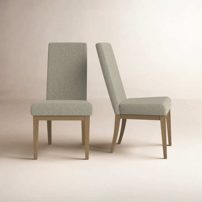 Chaise parsons en tissu d'ameublement Laroche 