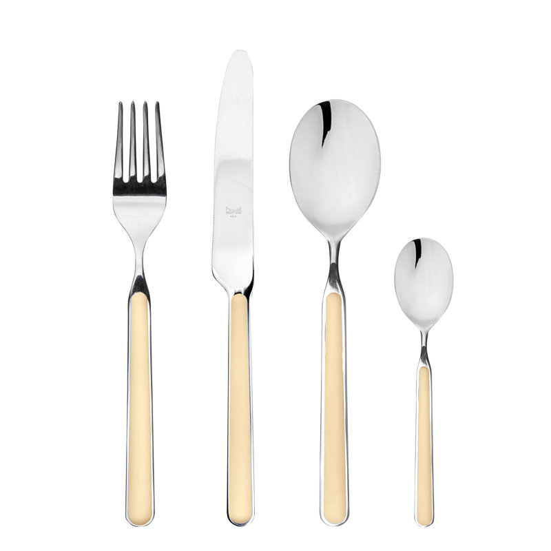 Fantasia Flatware Set - 24 Pieces - Vicuna, Light Blue