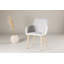 Dania 47cm H Polyester Upholstered Armchair in Grey