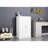 Adjustable Shelf Metal Storage Locker For Office, Home, - White Colorway Cabinet With Foldable Feature Garage, Home Locking-334704936