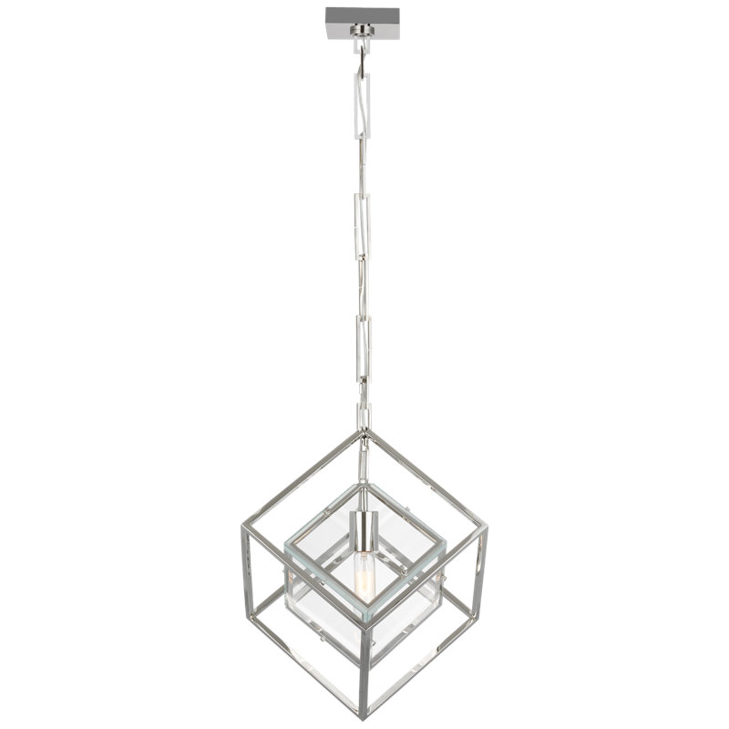 Kelly Wearstler Cubed Medium Pendant, Polished Nickel