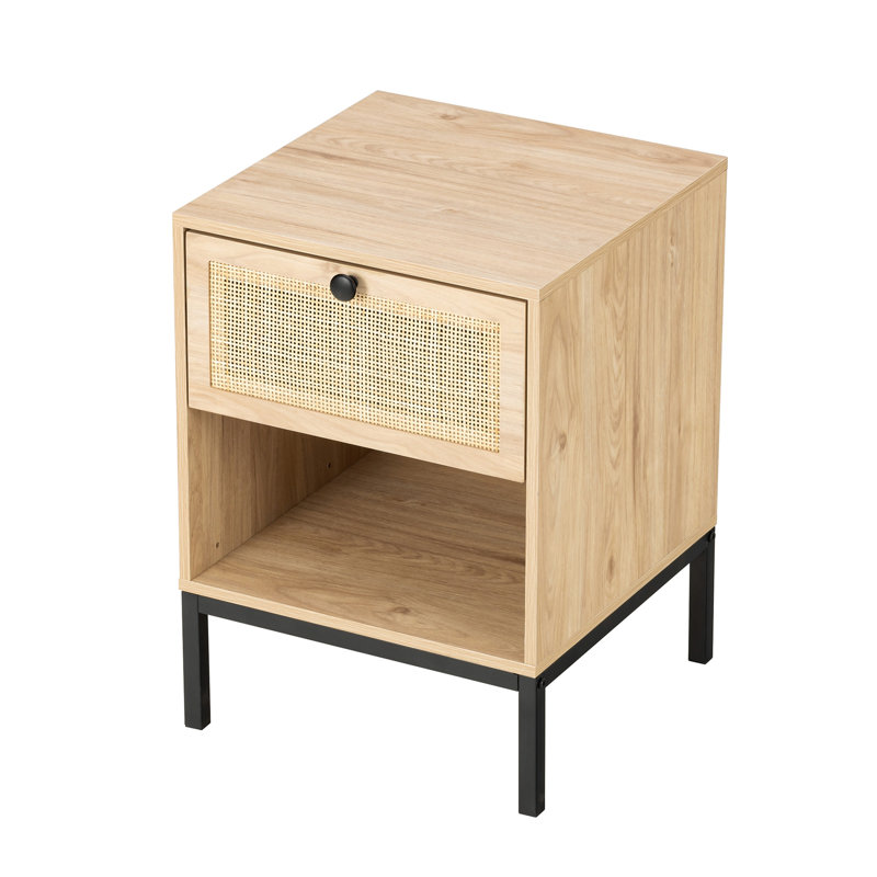 Armoire de chevet avec tiroir Byron C Rattan Twinset
