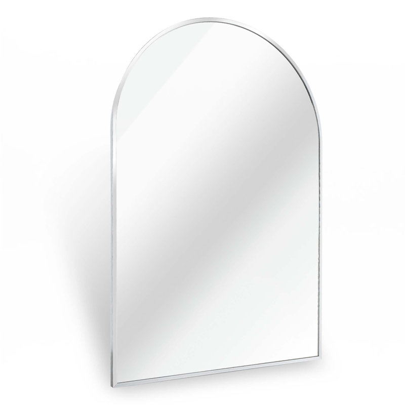 Miroir de salle de bain, Argent argent, H 36 po x l 24 po