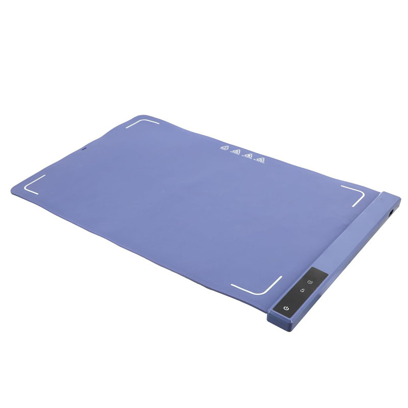 Tapis chauffant en silicone 23 x 15,75 pouces, plateau chauffant électrique avec température réglable, affichage numérique et minuterie, chauffe-buffet