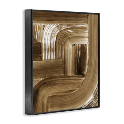 Brown Curved Arches Framed Giclee Art by Grace Popp