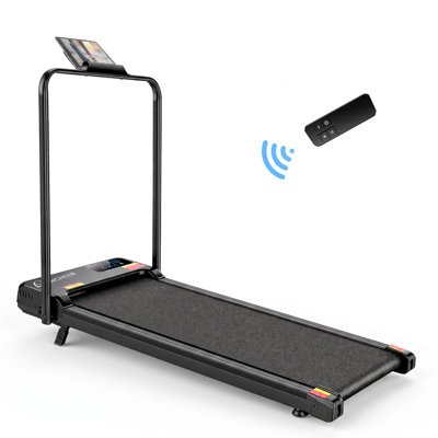 2.5Hp Walking Pad For Home, Vibration Fitness Machine With Remote Control For Home Office, Quiet And Powerful, Black