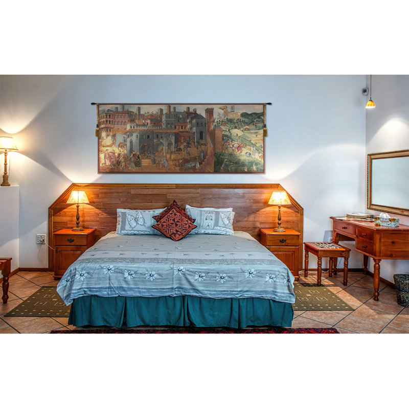 Italian Loom Woven Cotton Blend Wall Hanging