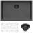Ruvati 33-inch Undermount Stainless Steel Kitchen Sink 16 Gauge Single Bowl-55807436