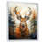 White Floater Framed