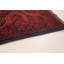 Tapis unique rouge / noir en laine noué à la main de style Esari des années 2010 de 5 pi 1 po x 6 pi 5 po Ardala
