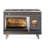 ILVE Nostalgie II Series 48 inch Dual Fuel Range with 8 Black Brass Burners (Limited Edition) (Glass Door)-114576251-114576252