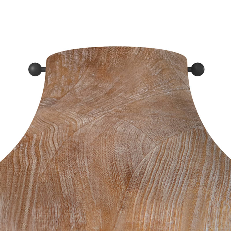 Surfside Wood Flush Mount, Natural