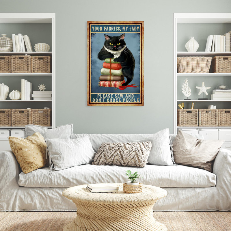 Your Fabrics My Lady, H 20 po x l 16 po x P 1,25 po