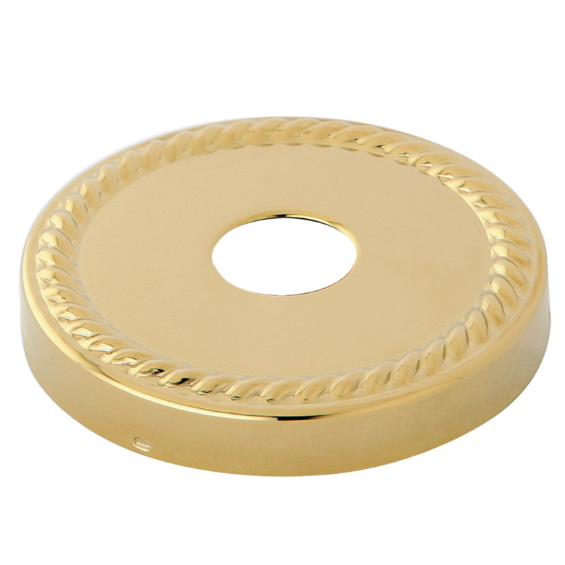 Accents Decorative Escutcheon, Polished Brass