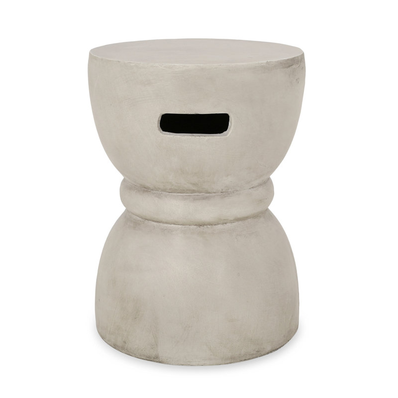Concrete Top End Table