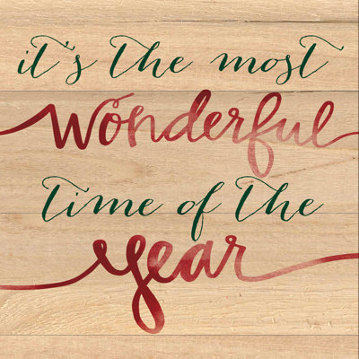 Most Wonderful Time Of Year - Wrapped Canvas Print
