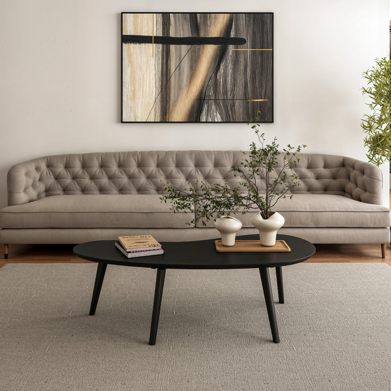 Table basse Chandrima, Noir